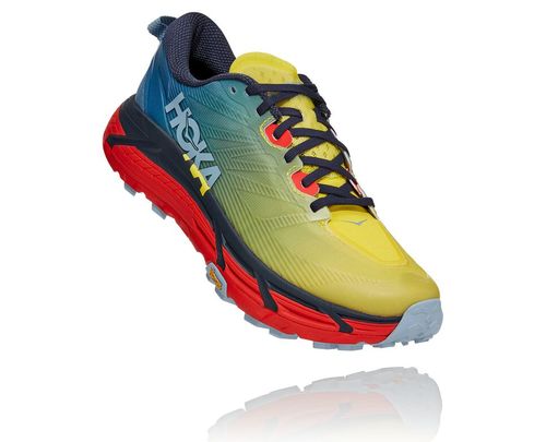 Hoka One One Herre Mafate Speed 3 Trail Løpesko Provincial Blå/Fiesta Norge-29ZXW